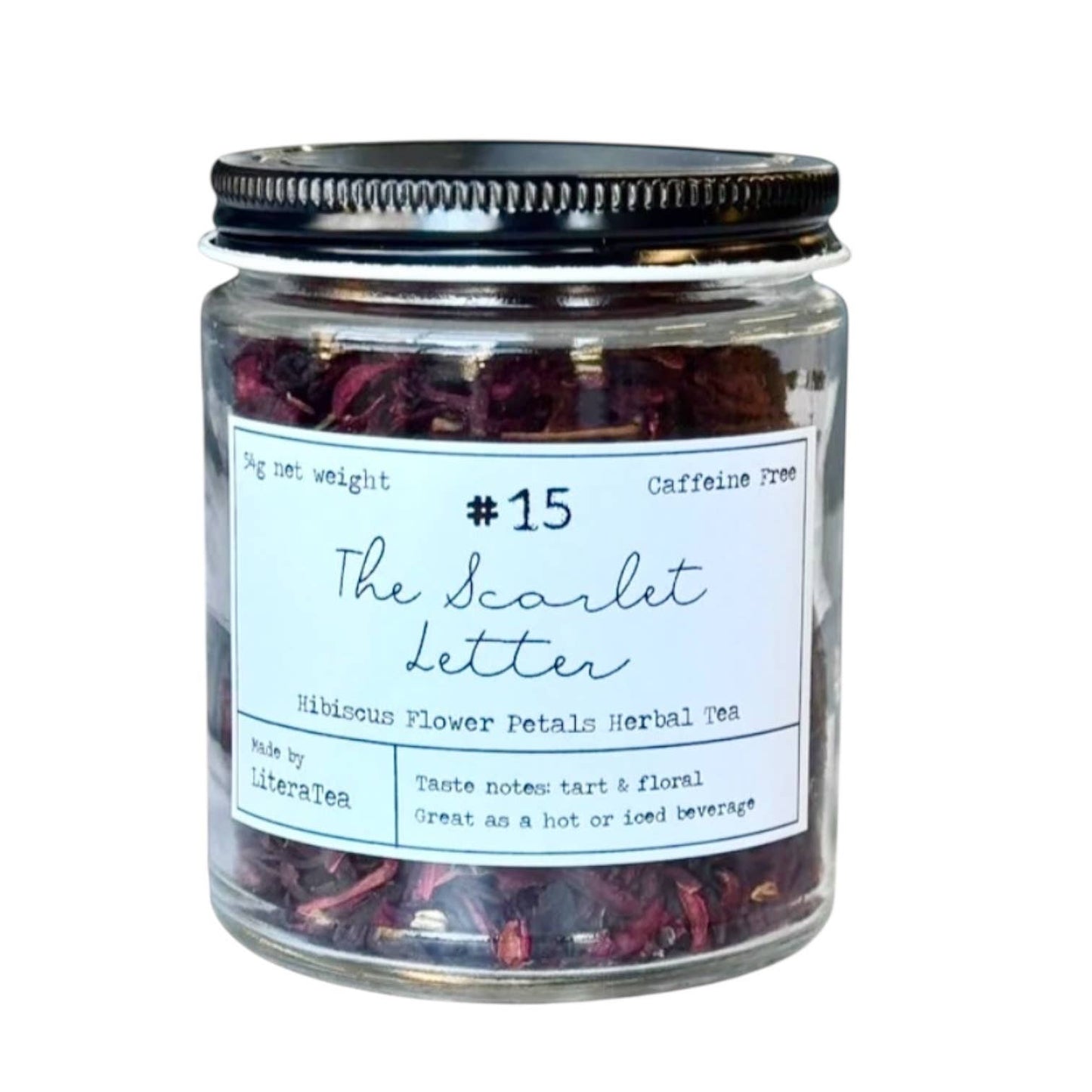 The Scarlet Letter Hibiscus Flower Loose Leaf Tea