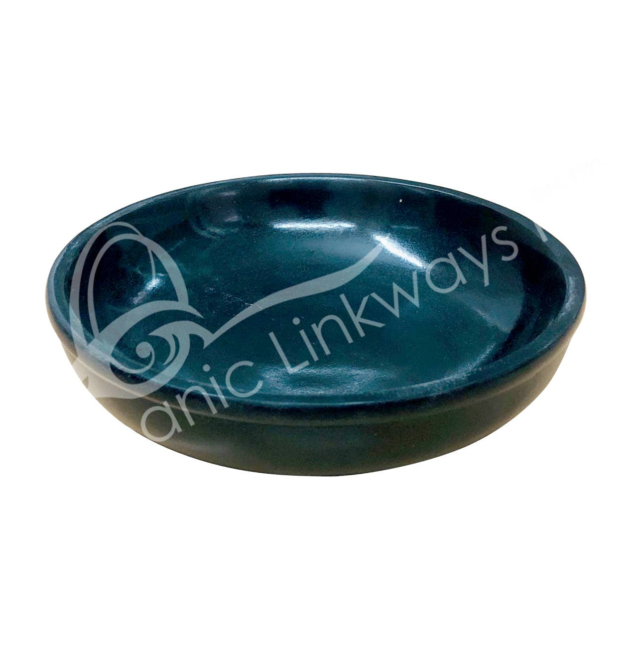 (PC)BOWL - SOAPSTONE, BLACK 6"
