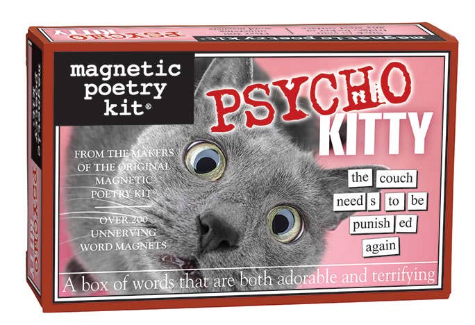 Psycho Kitty Magnetic Poetry Kit