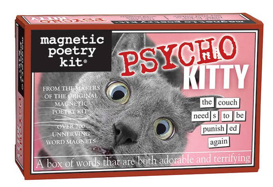 Psycho Kitty Magnetic Poetry Kit