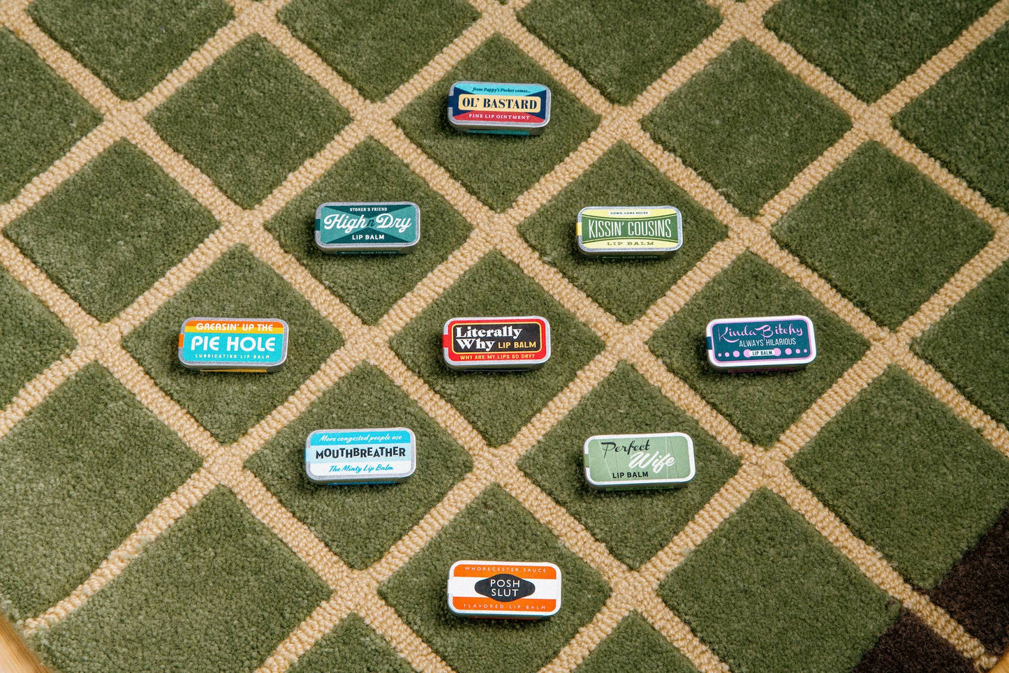 Mouthbreather Lip Balm | Funny Old School Tin