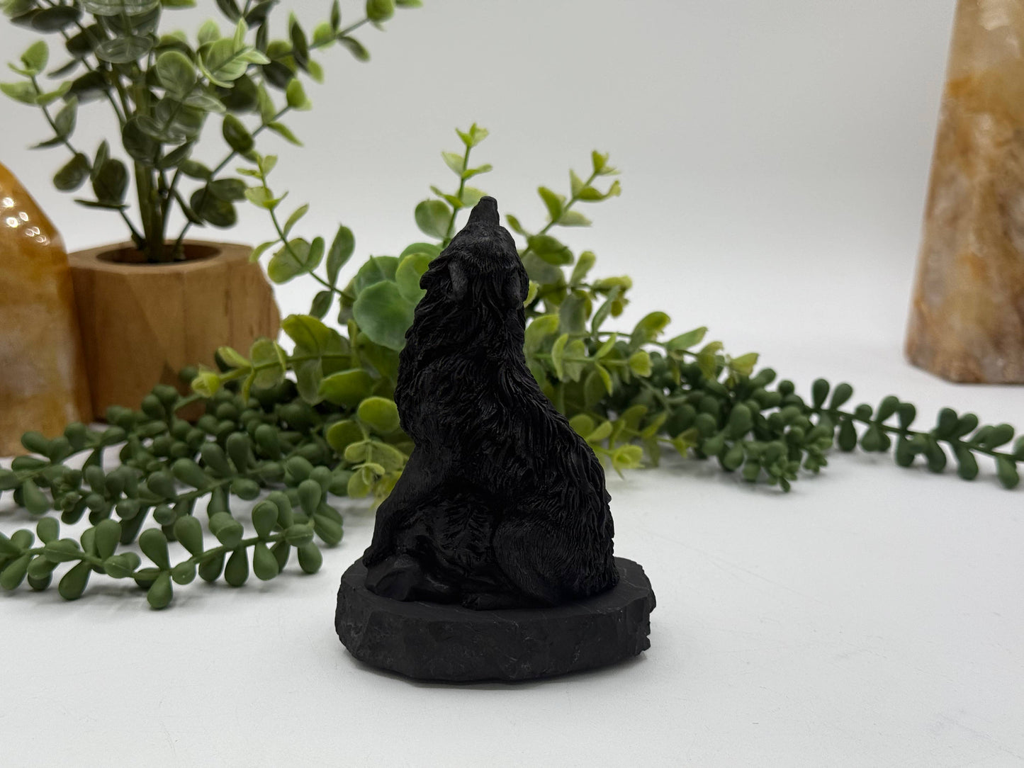 Shungite Figurine Wolf - EMF Protection