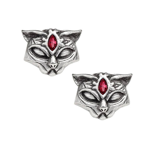 Sacred Cat Studs (Stud Earring Pair)