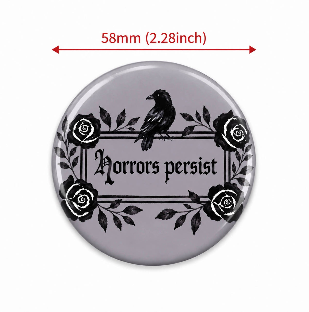 Horrors Persist Button