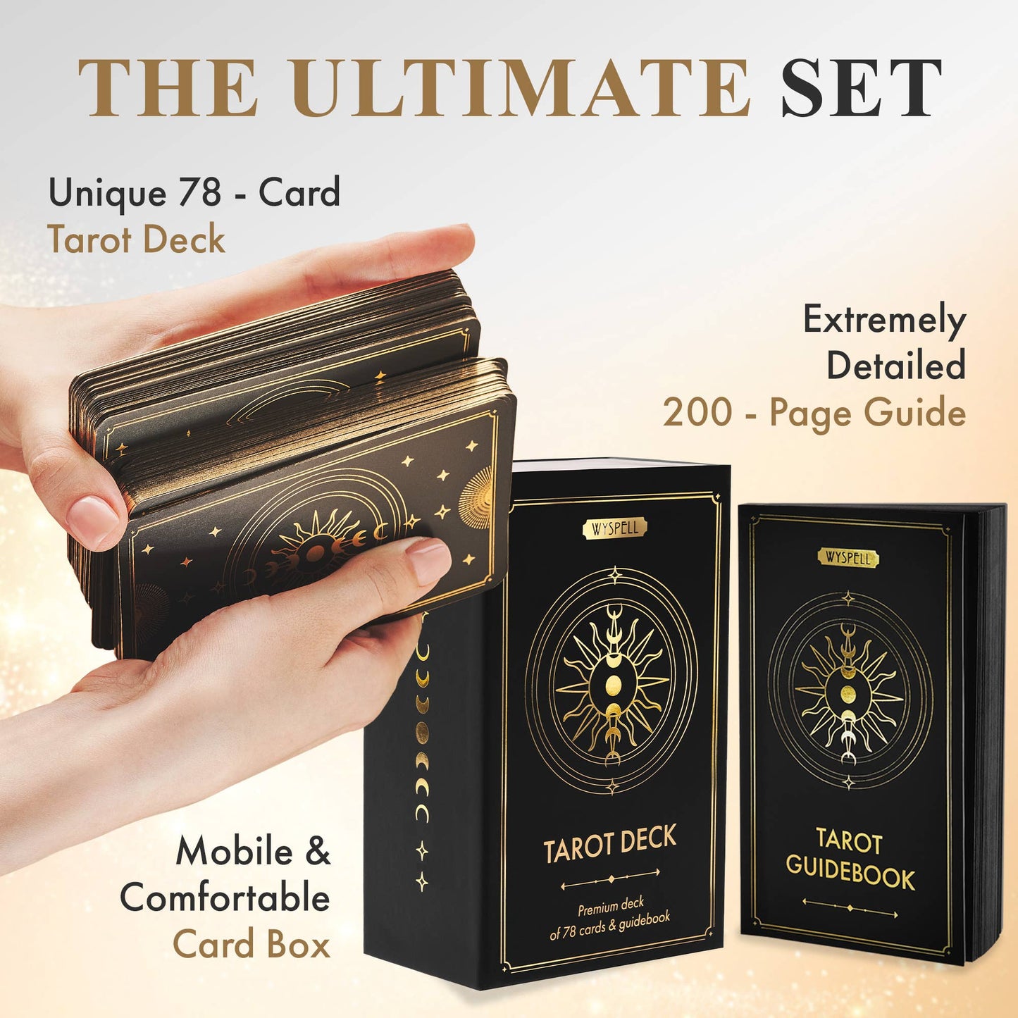Wyspell Classic Tarot Cards - Gold Edition