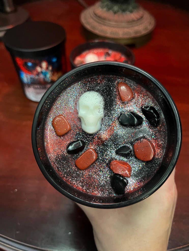 Stranger Things Soy Wax Crystal Candle, Hand-Poured
