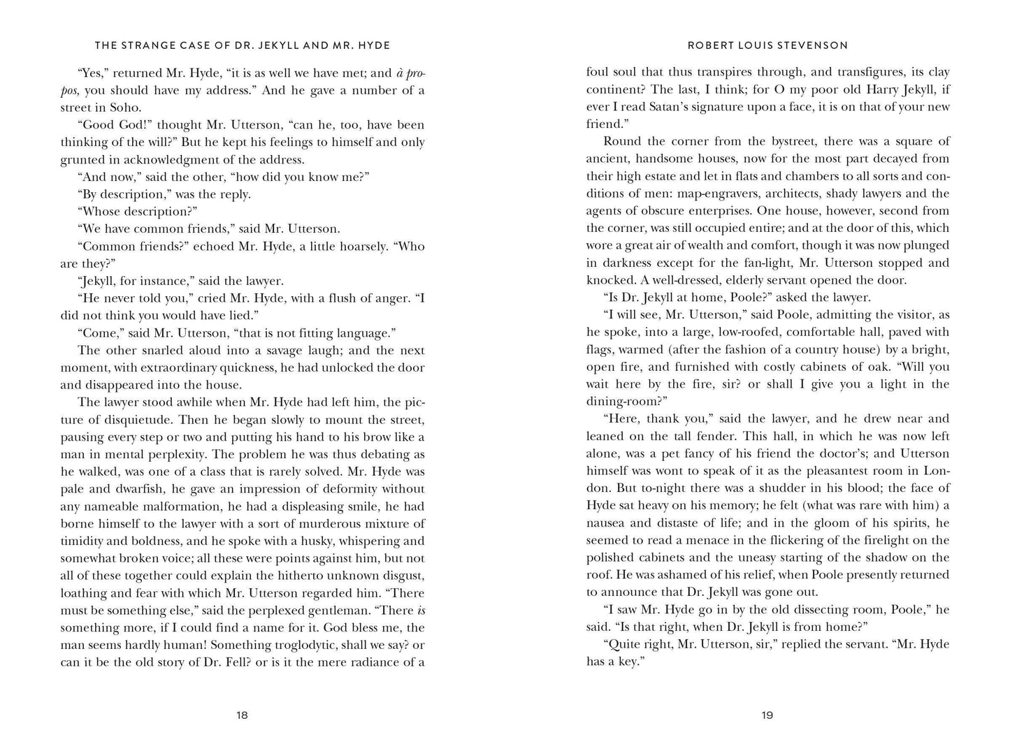 The Strange Case of Dr. Jekyll and Mr. Hyde