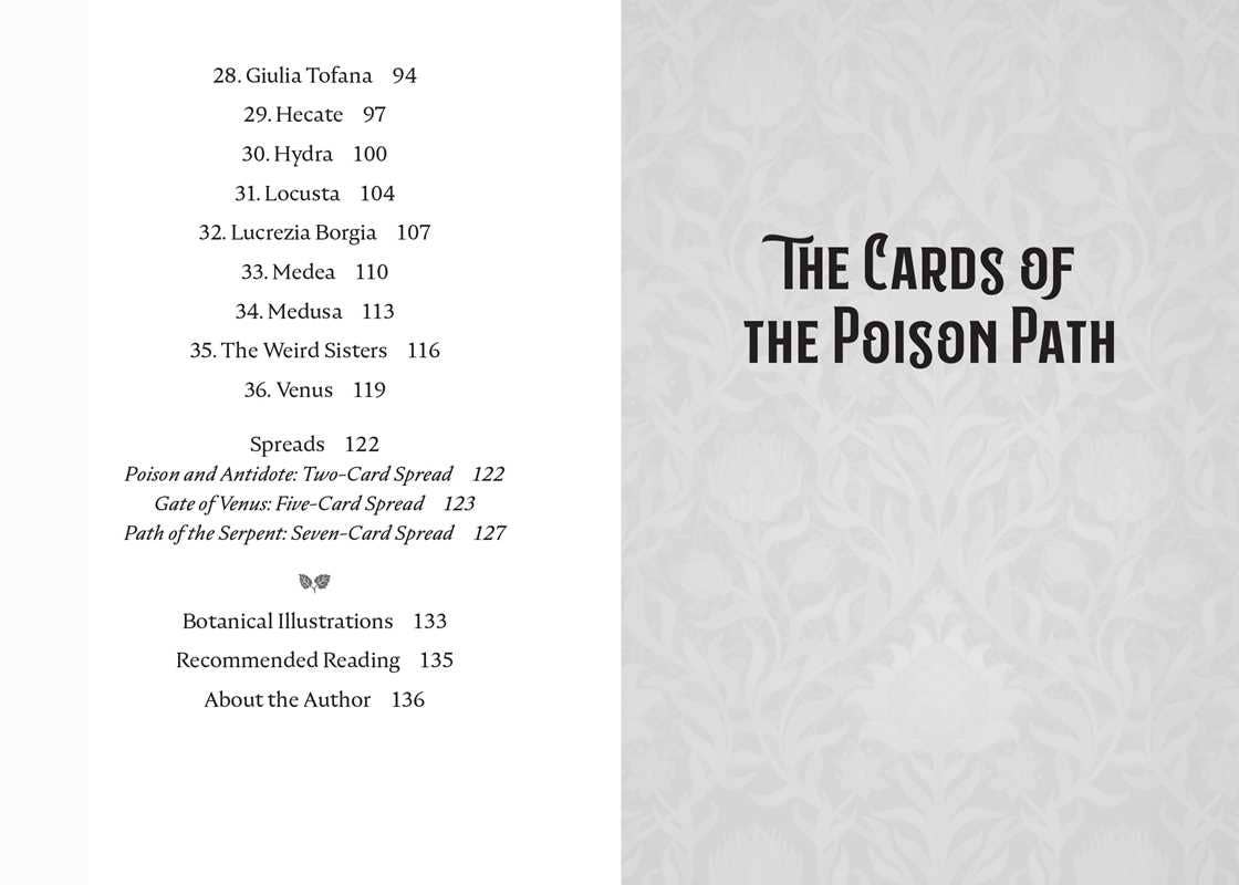 Poison Path Oracle Deck by Coby Michael