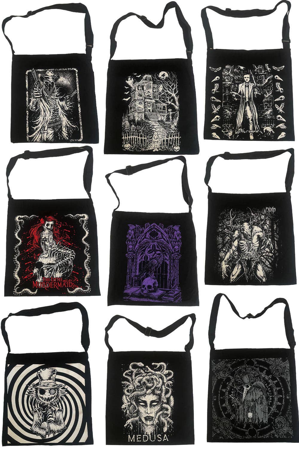 Shoulder Sling Zipper Tote Bag