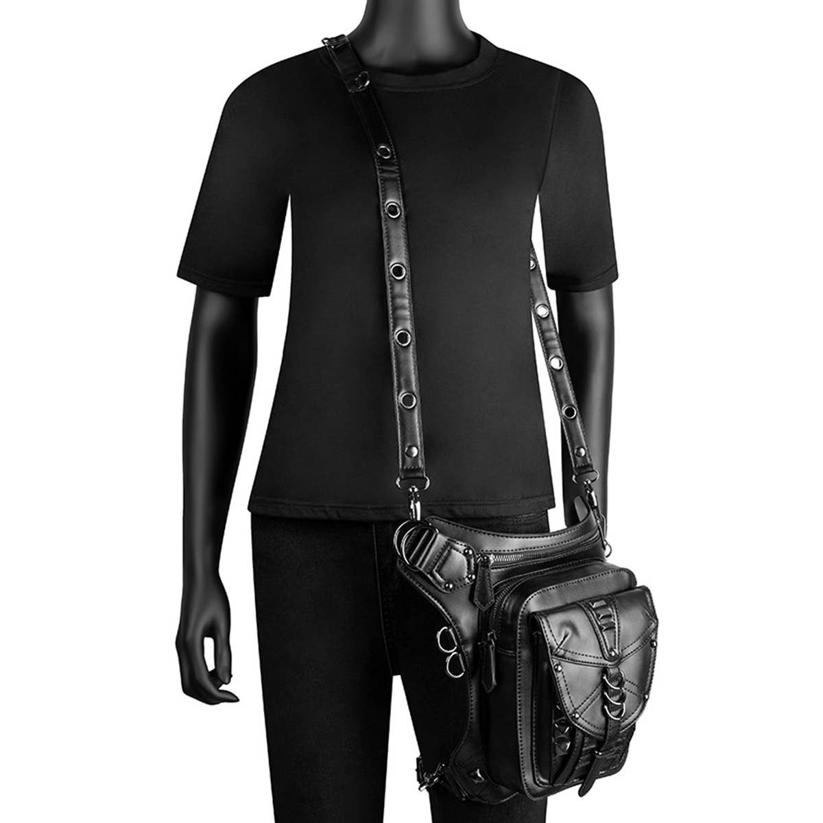 RETRO STEAMPUNK LEATHER MESSENGER BAG_CWAB0636