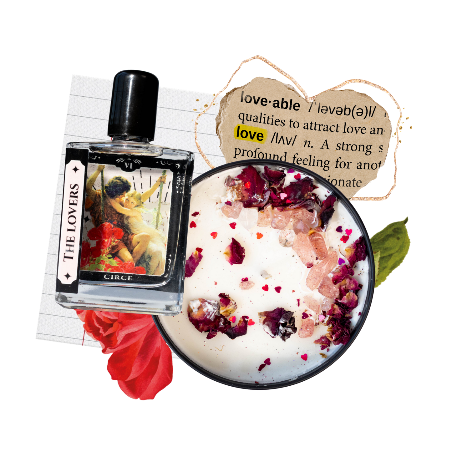 The Lovers Tarot Perfume Oil - 1.7 oz Roller