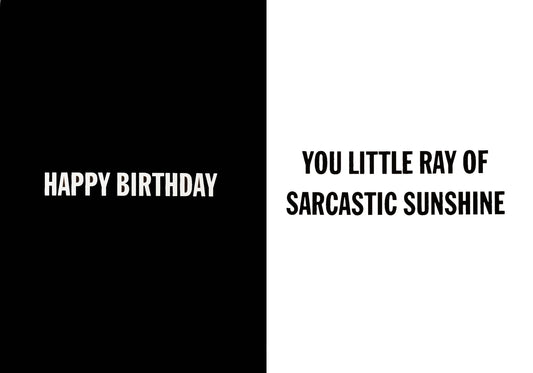 Happy Birthday Card -