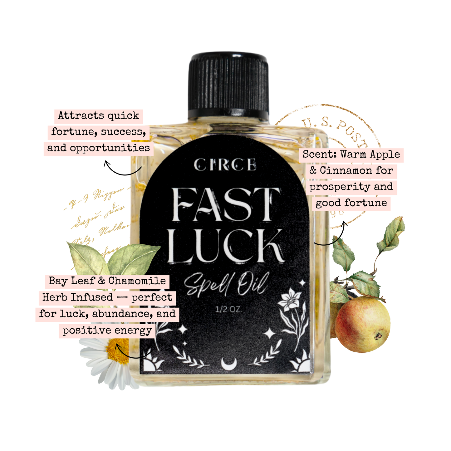Fast Luck Spell Oil - Fortune and Opportunity 0.5oz