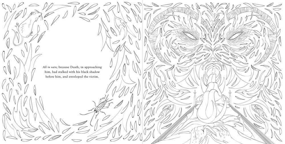 Edgar Allan Poe: An Adult Coloring Book