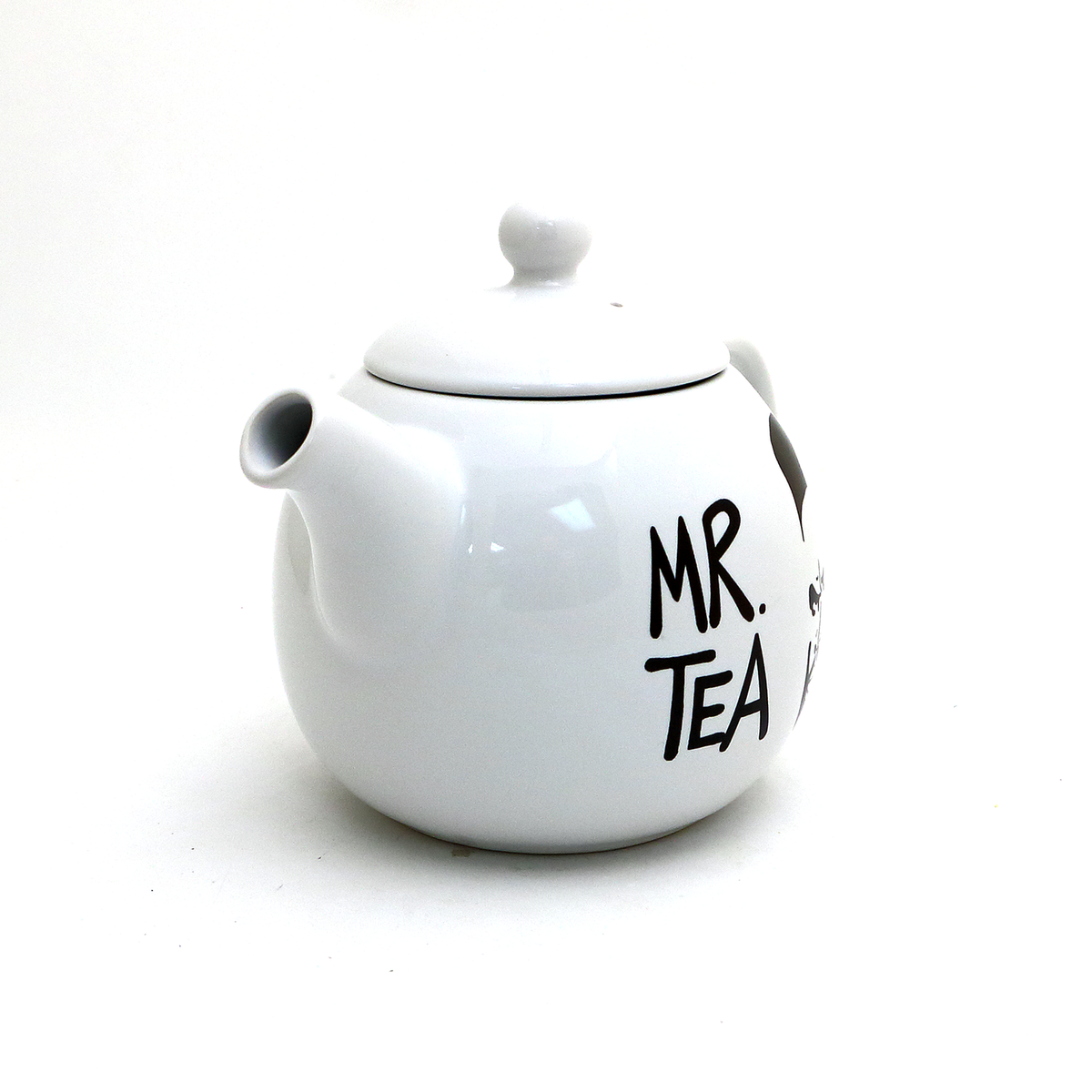 Mrs Tea Mr. Tea Small Round Teapot – The Gothicary