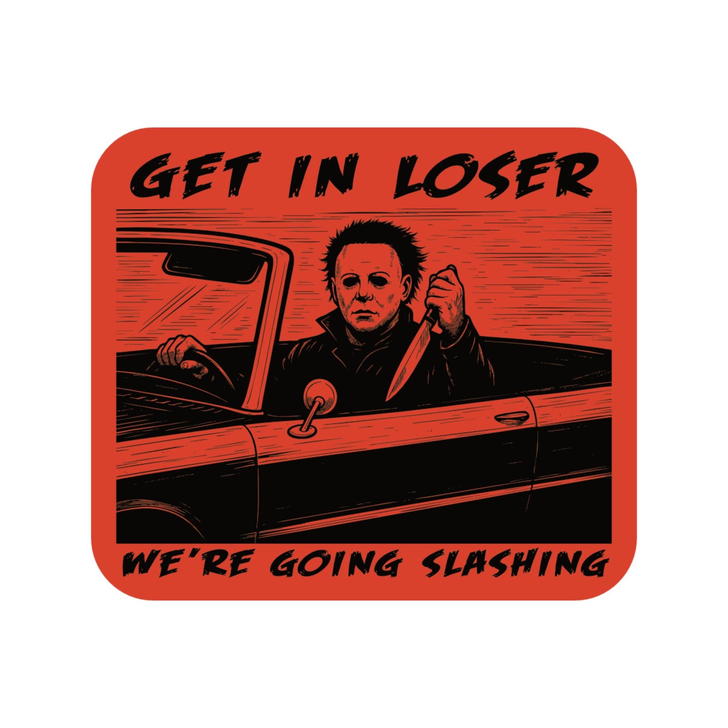 Halloween Retro Horror Movie High Quality Vinyl Sticker