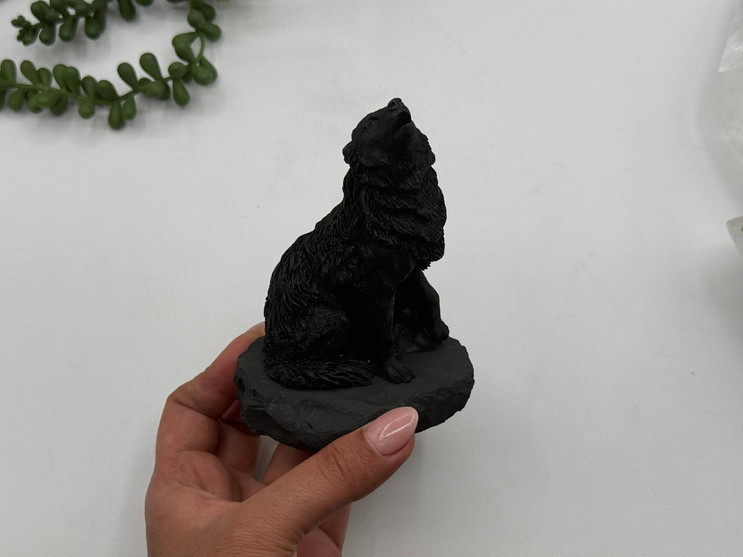 Shungite Figurine Wolf - EMF Protection