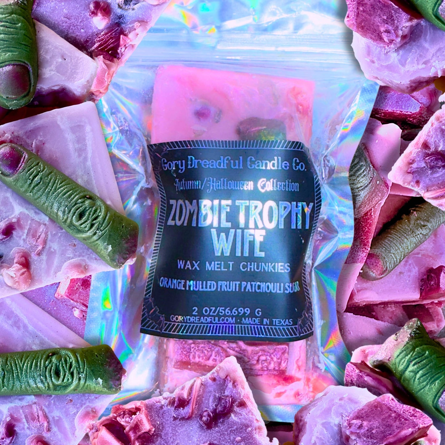 Zombie Trophy Wife Wax Melt Chunkies