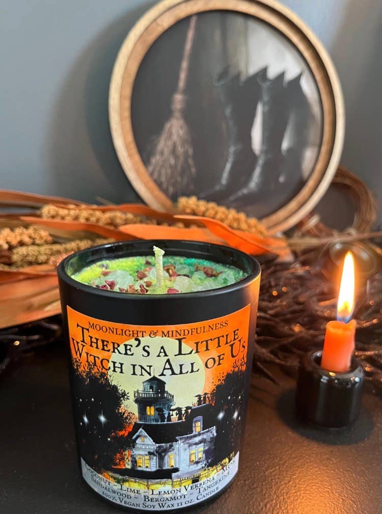 Practical Magic Soy Wax Crystal Candle, Hand-Poured