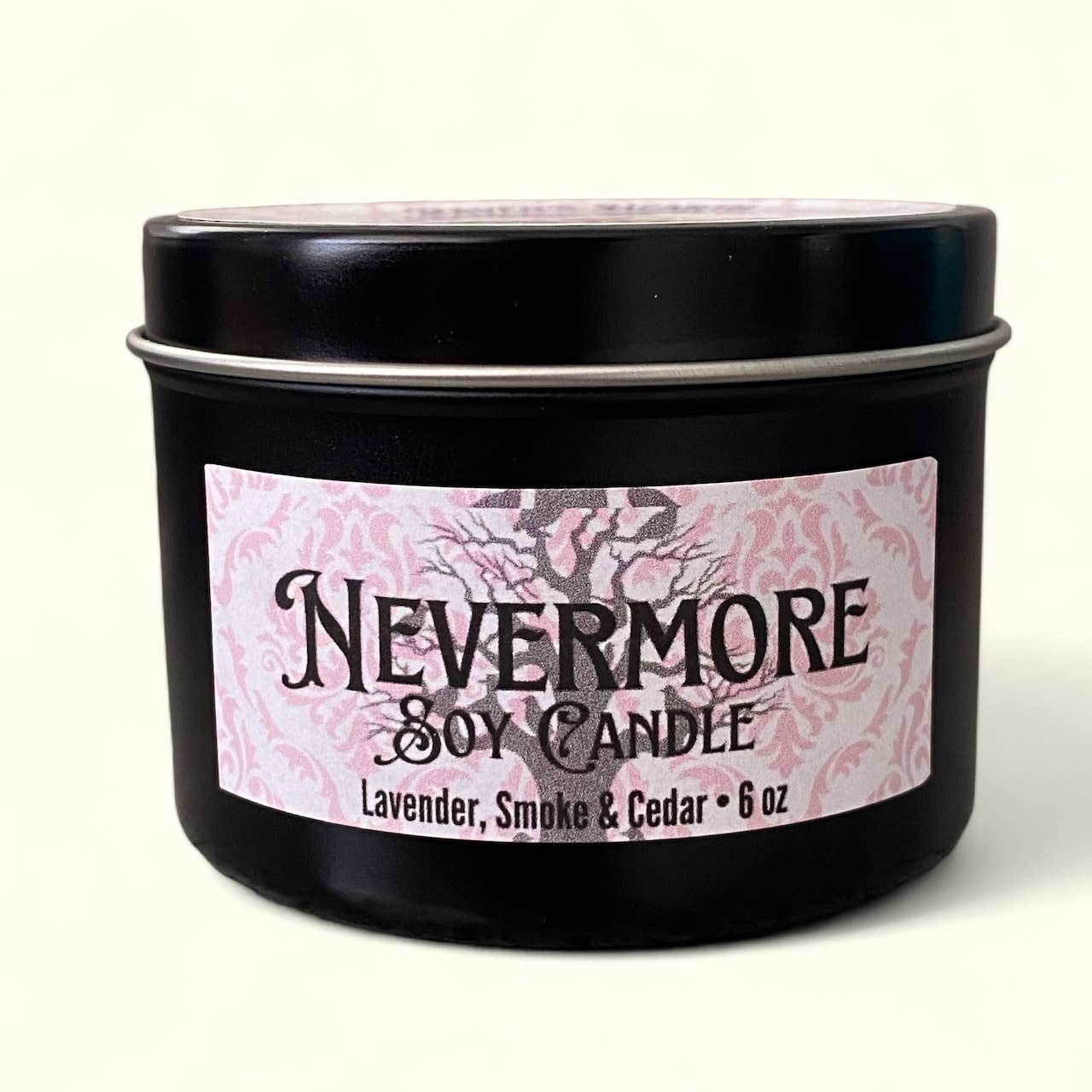 Nevermore Soy Candle | Lavender & Oud | Gothic | Vegan