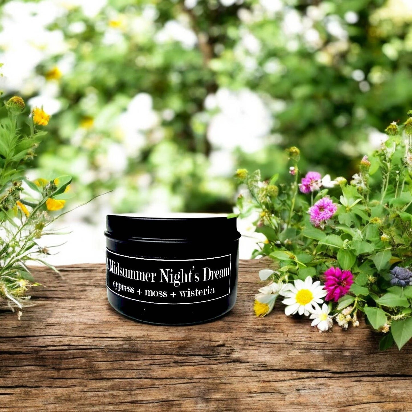 A Midsummer Night's Dream 4oz Candle Cypress + Wisteria