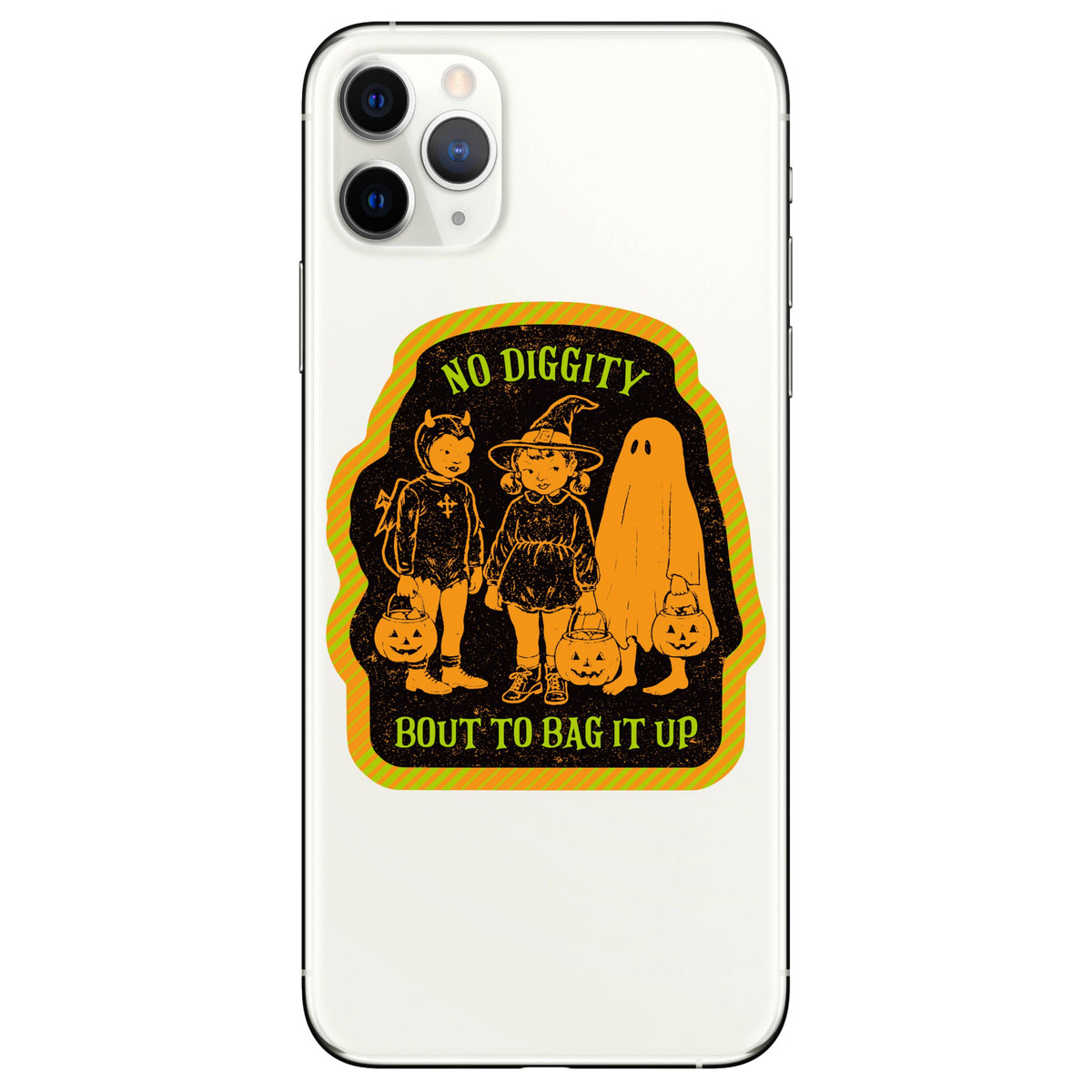 Bag It Up Halloween Humor High Quality Vinyl Sticker