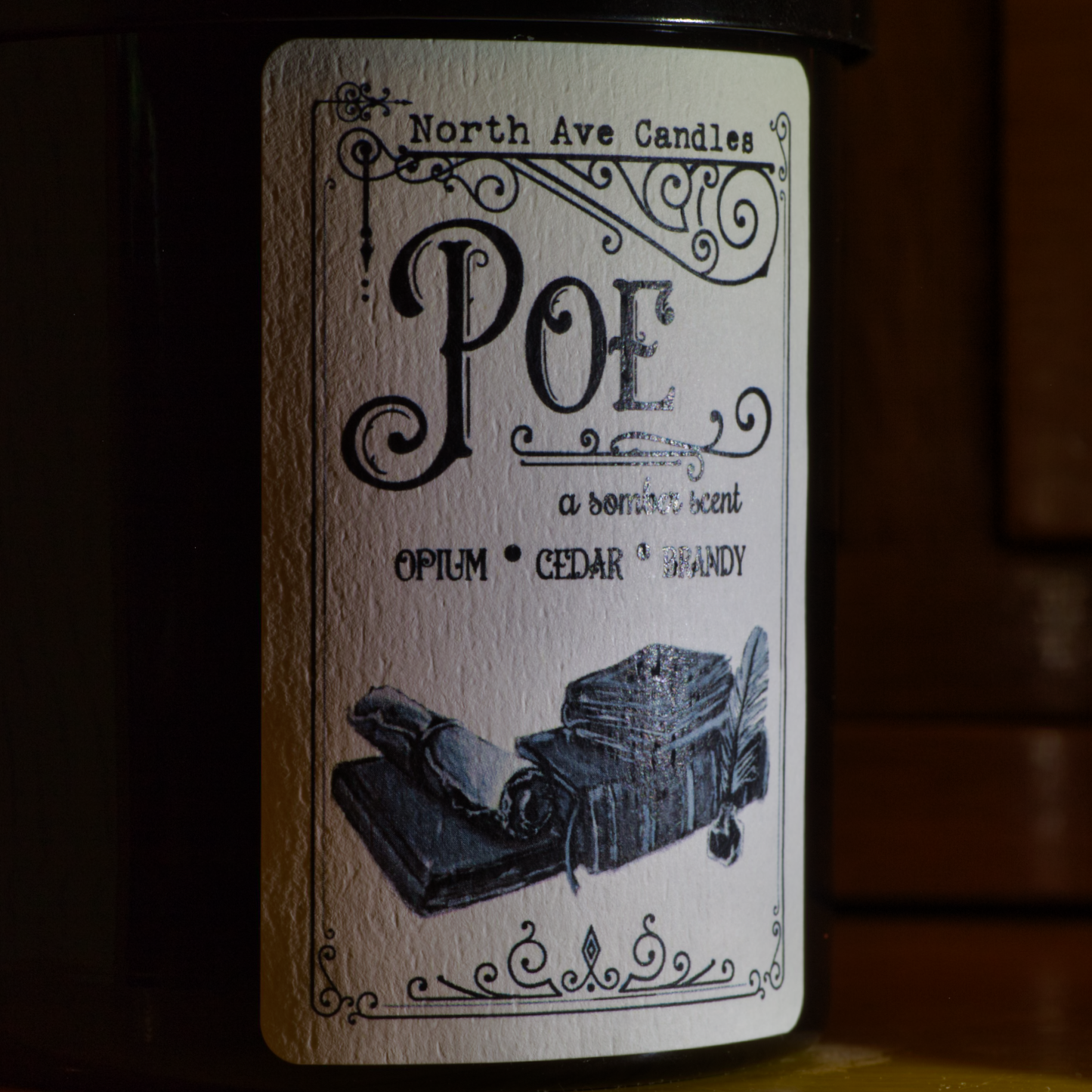 Edgar Allan Poe Candle / Book Candle / Curiosities Candle