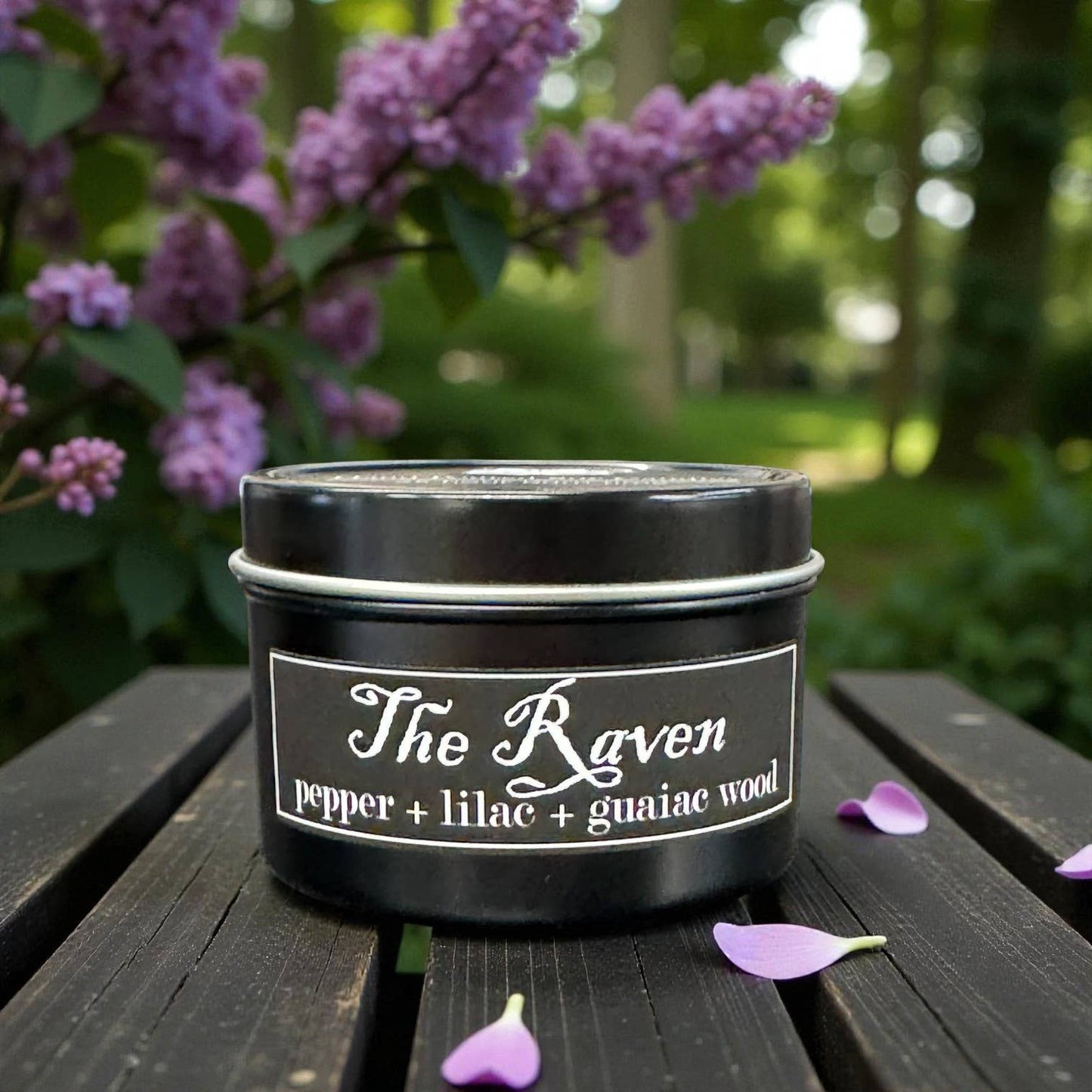 The Raven 4oz *New Scent!* Pepper + Lilac + Guaiac Wood
