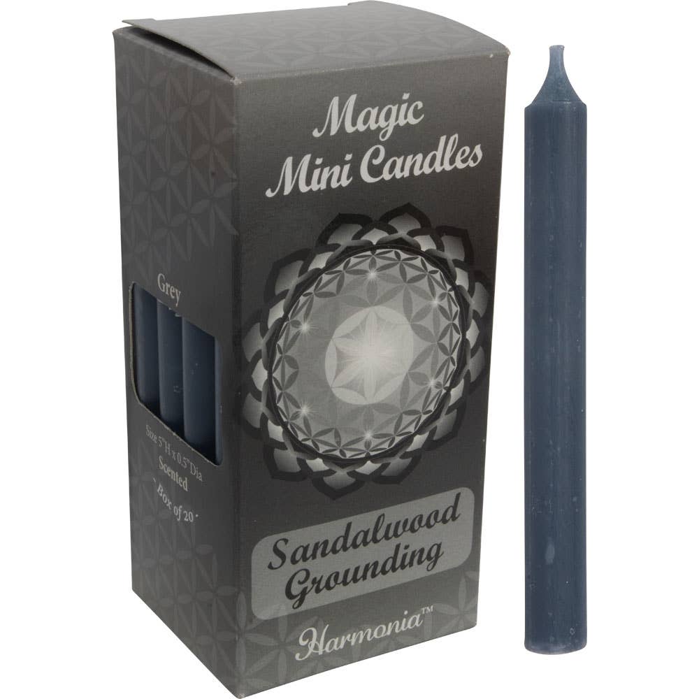 Harmonia Mini Ritual Candle - Grounding Sandalwood (Pack of