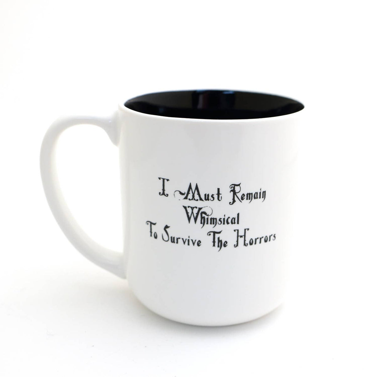 Too Few Dragons, Remain Whimsical mug, large ceramic funny
