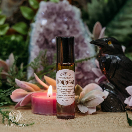 Morrigan Goddess Perfume Oil for Warrior Vibes