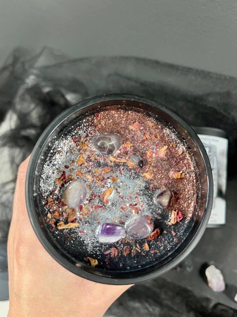 We Are The Weirdos Soy Wax Crystal Candle, Hand-Poured