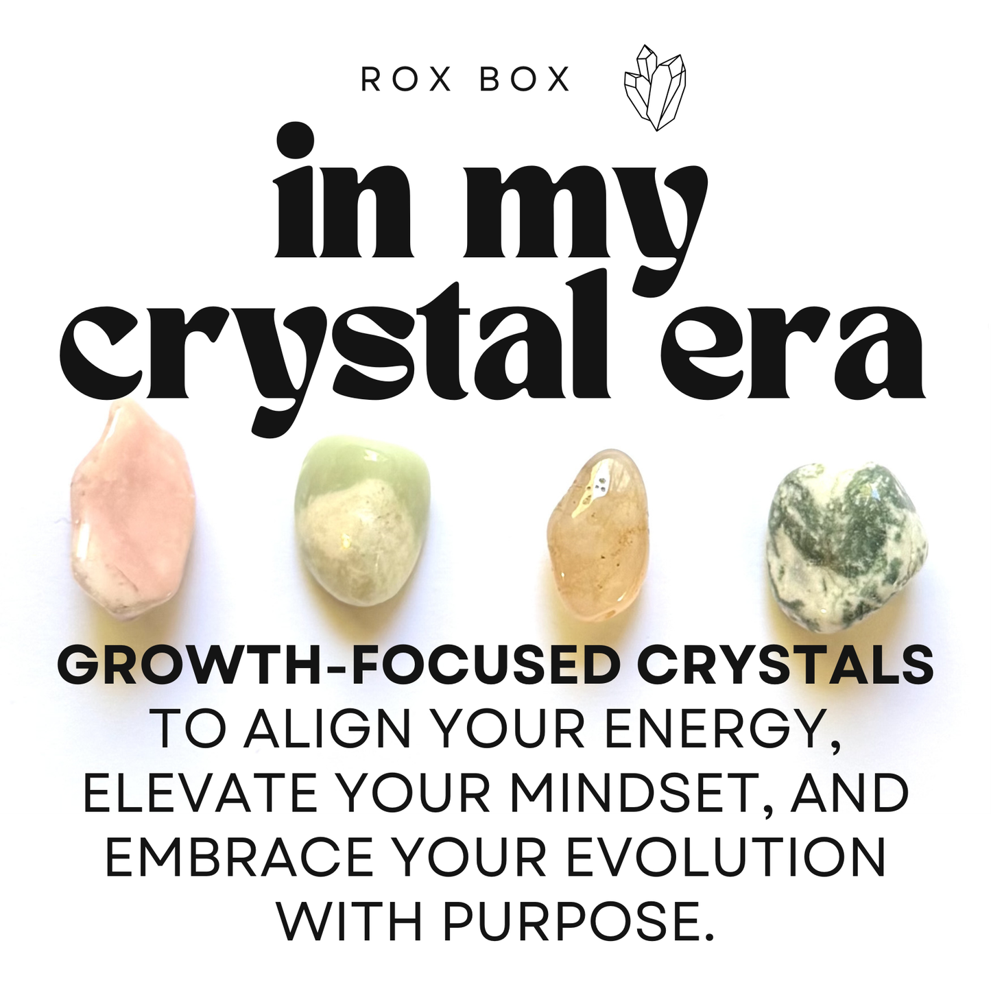 In my crystal era - crystals for growth - cheeky gift