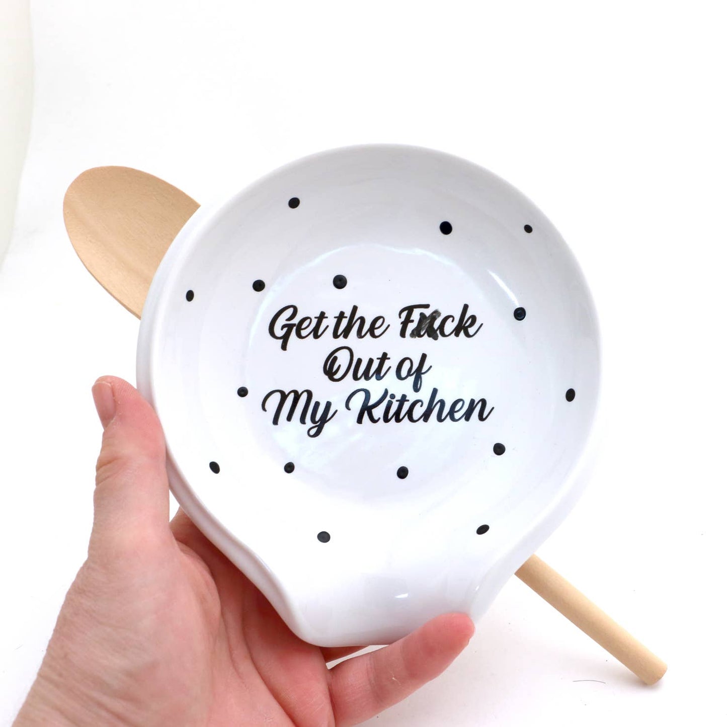 Get The F Out of My Kitchen Spoon Rest, mature language, fun