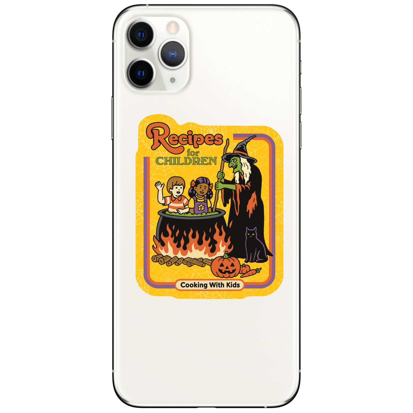 Cooking Recipe Witch Humor High Quality Vinyl Sticker