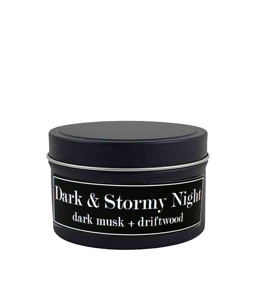 Dark & Stormy Night 4oz Candle Dark Musk + Driftwood
