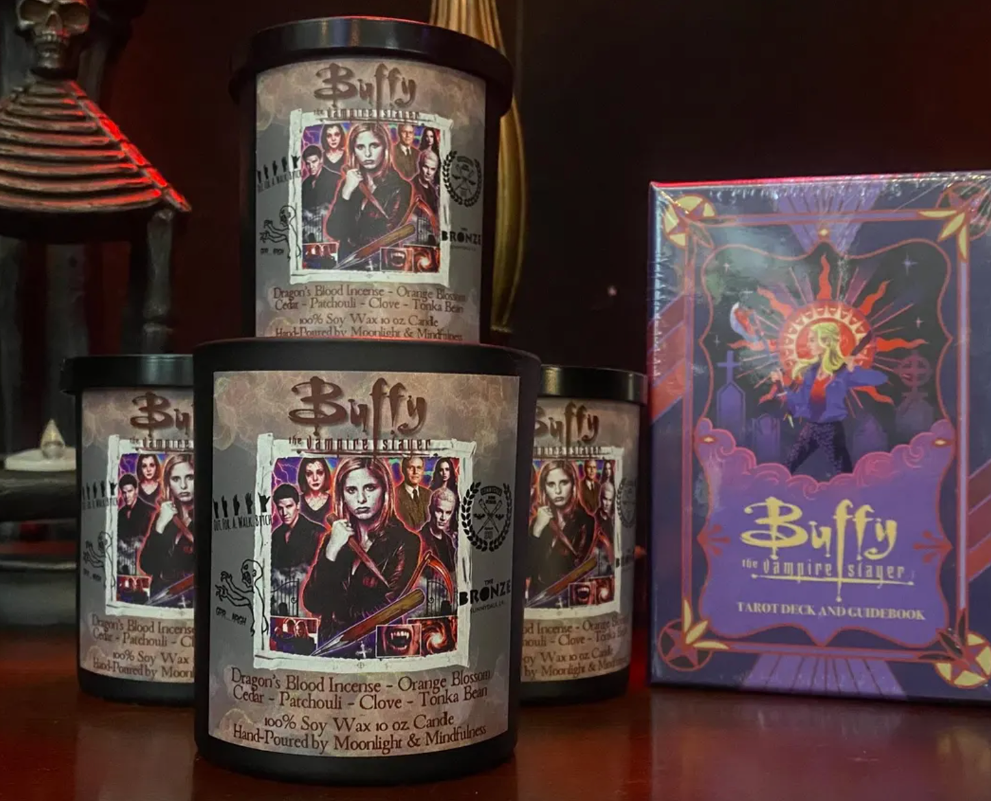 Buffy the Vampire Slayer Soy Wax Crystal Candle, Hand-Poured