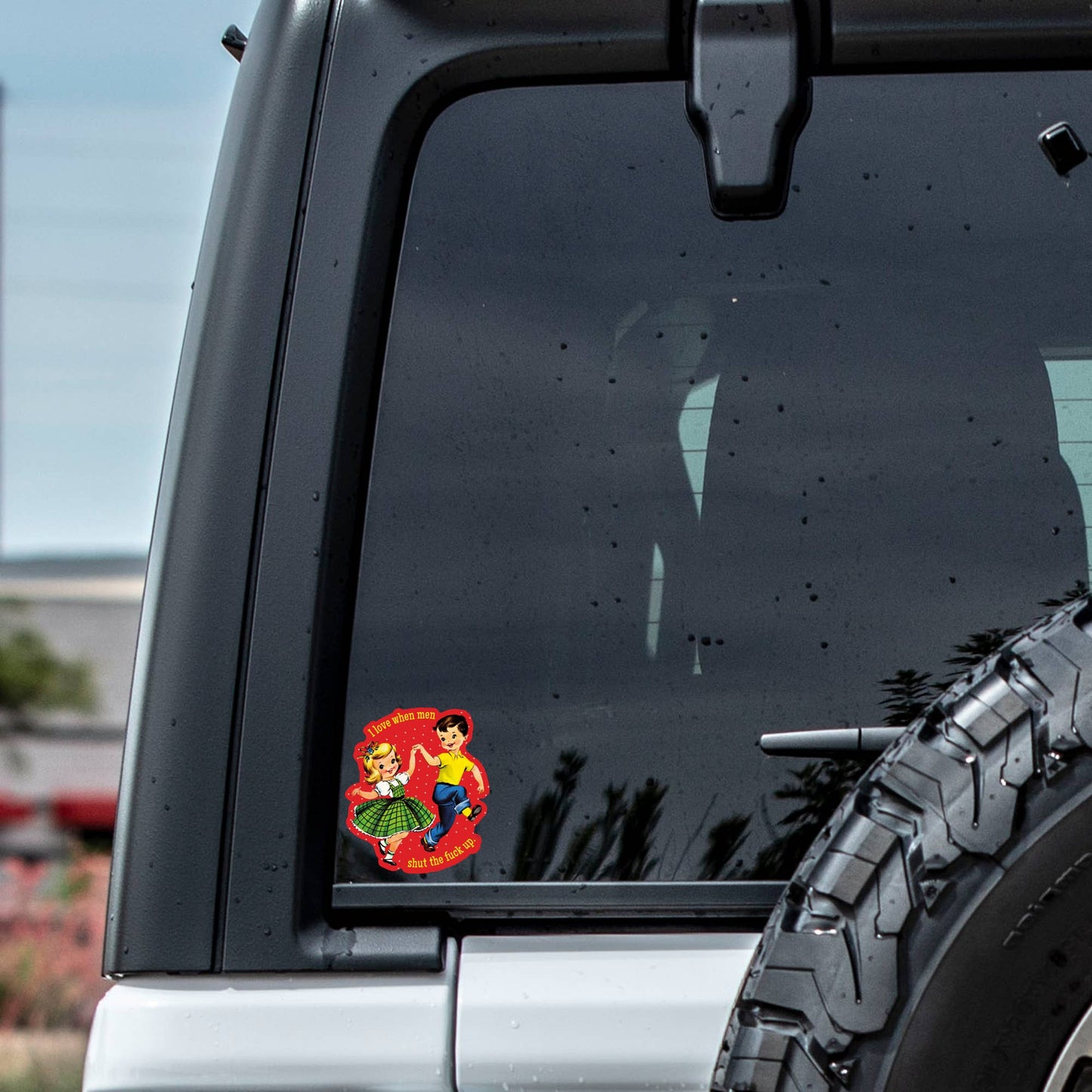 Feminist Rights Fuck Swear High Quality Vinyl Sticker