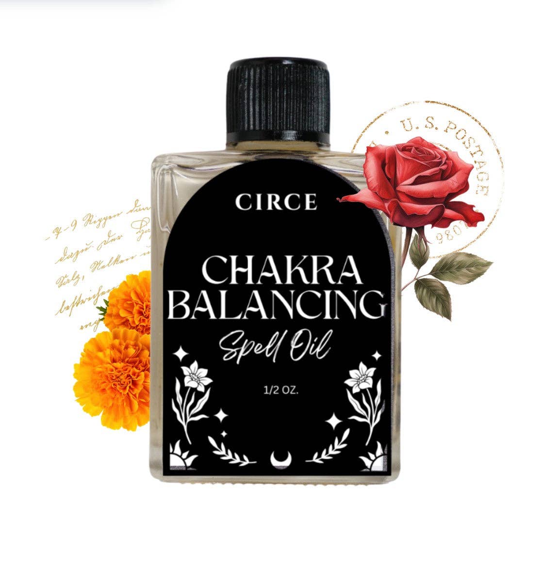 Chakra Balancing Spell Oil - Energy Alignment