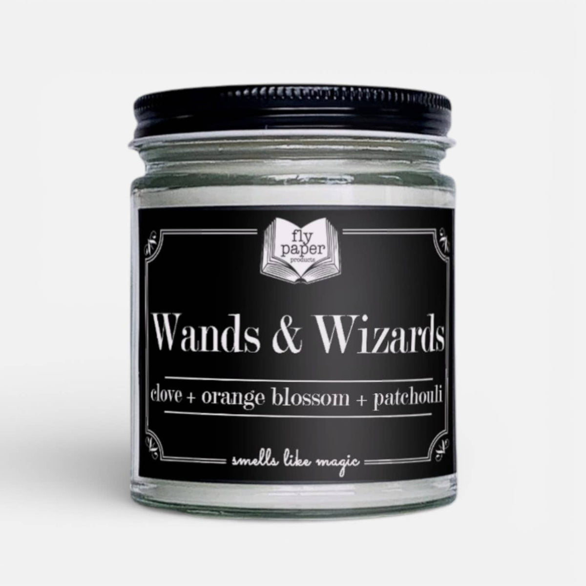 Wands & Wizards 9oz Soy Candle Clove + Orange + Patchouli