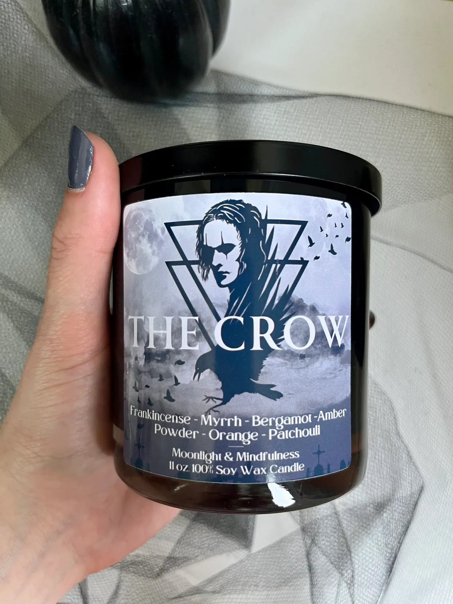The Crow Movie 100% Soy Wax Crystal Candle