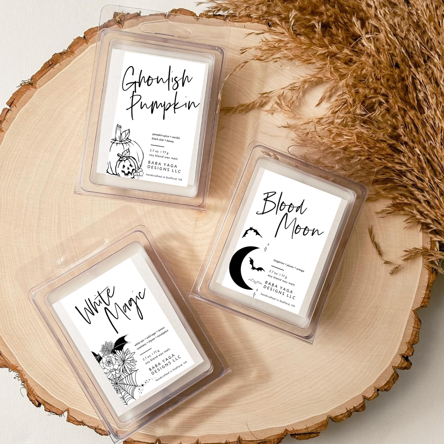 Blood Moon Soy Wax Melts Witchy Spiritual Autumn Fall Scent