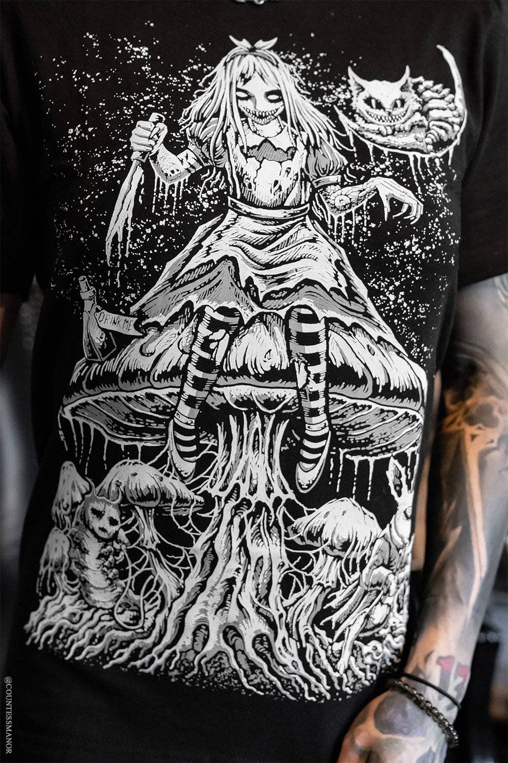 Alice Down The Rabbit Hole T-shirt