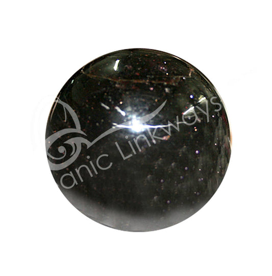 (KG)SPHERE - TOURMALINE, BLACK 1.5-3"
