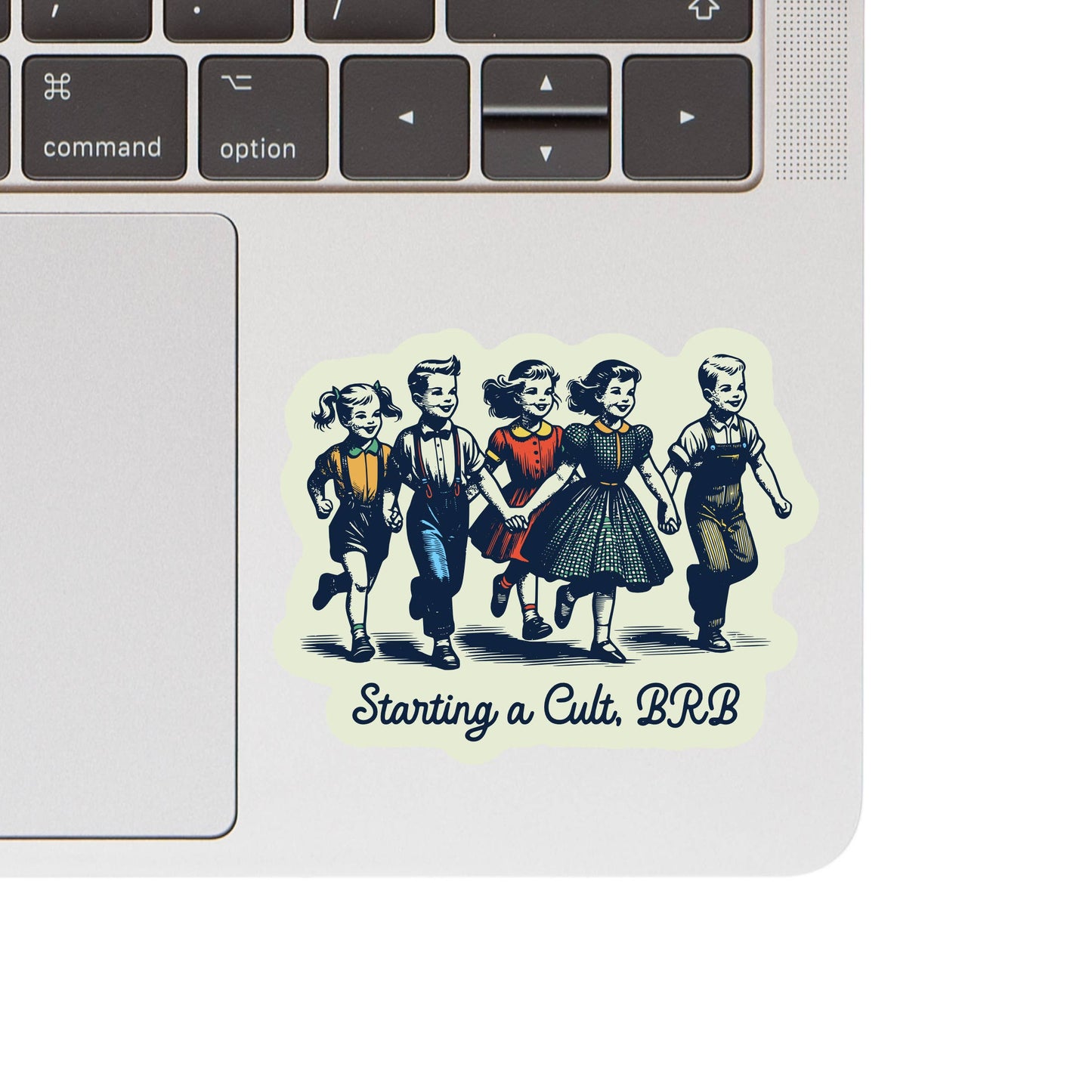 Creepy Kids Funny Retro Vintage High Quality Vinyl Sticker
