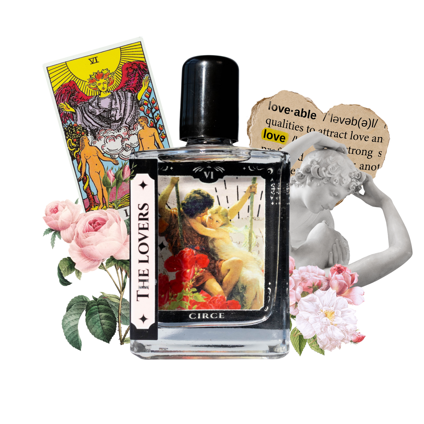 The Lovers Tarot Perfume Oil - 1.7 oz Roller