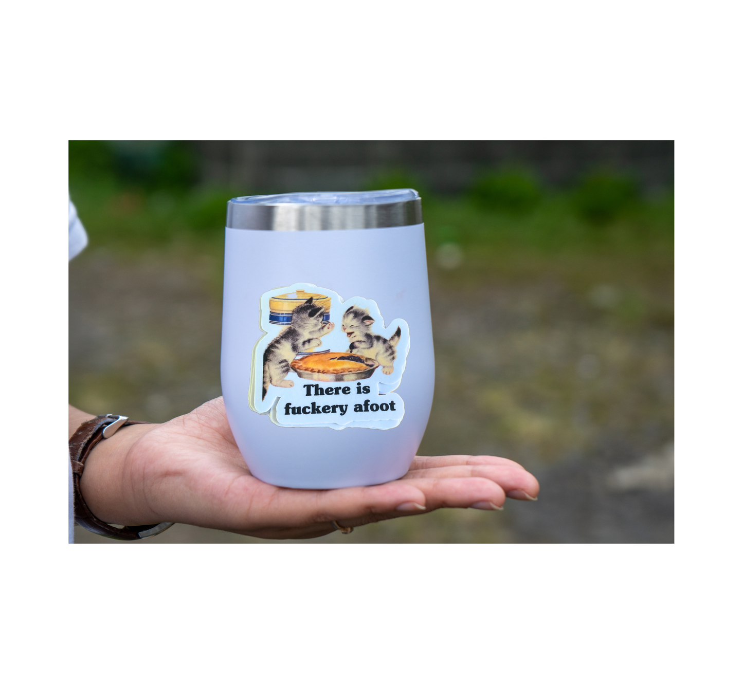 Vintage Style Sticker " There Is F****ry Afoot"