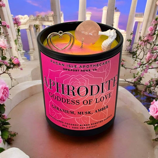 Aphrodite Crystal Candle