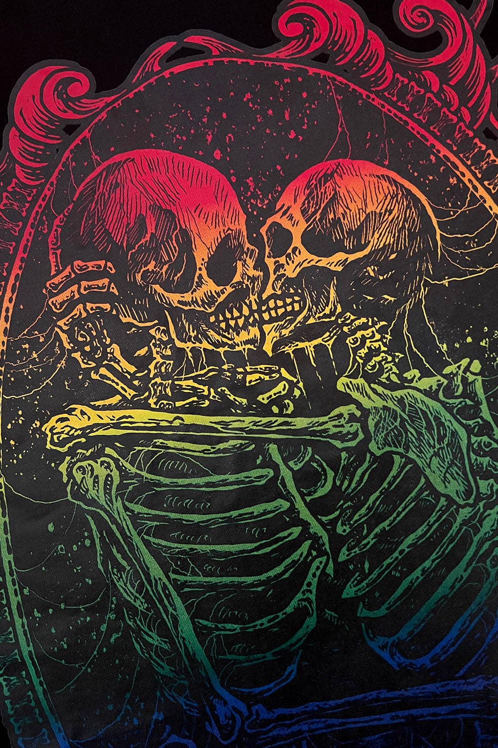 Pride Skeleton Love Tee [GOTH RAINBOW]