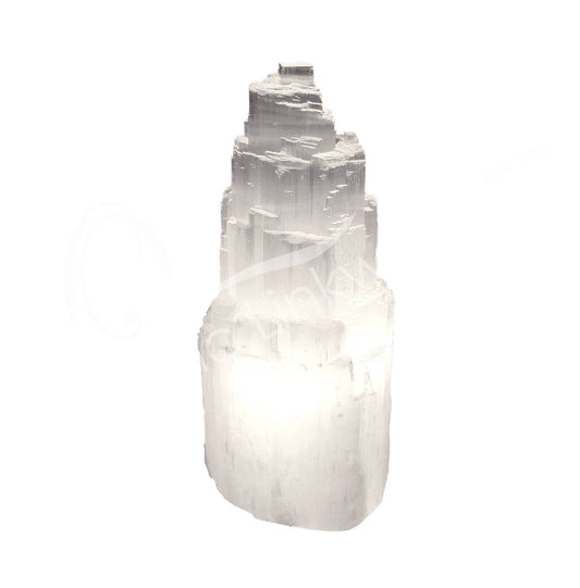 (PC)LAMP - SELENITE ICEBERG NO CORD 12"H